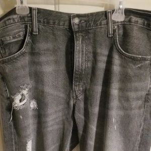 Levi Strauss 569 Highly Distressed Jeans.  36x34